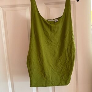 Vintage Chico's pistachio green  Tank tooo size 3 vanity = XL